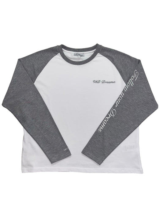 Devoteddreamz Longsleeve grey/white